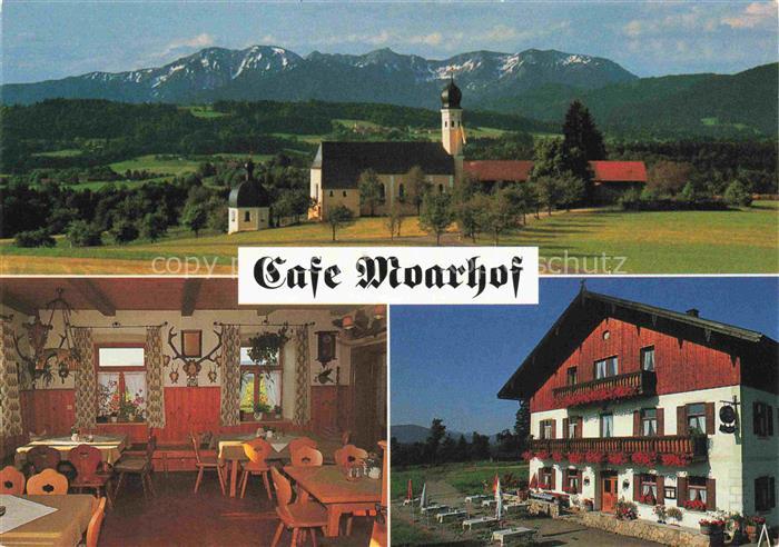 Aschbach Irschenberg Cafe-Moarhof Wilparting Wallfahrtskirche Berge Restaurant G