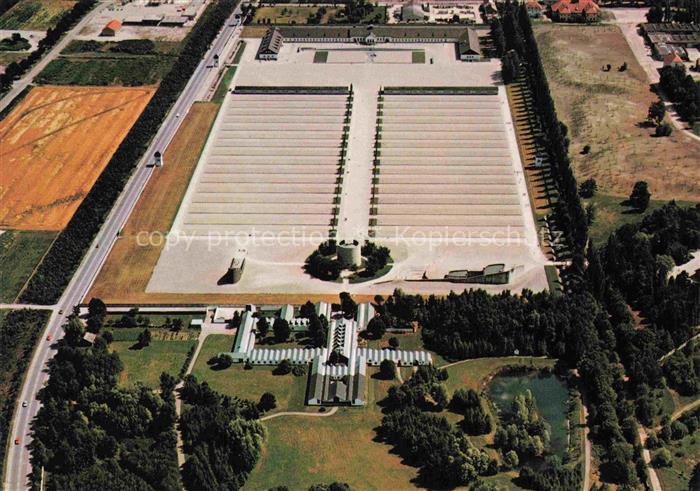 Dachau KZ-Gedenkstaette Karmelitinnenkloster Konzentrationslager Baracken Appell