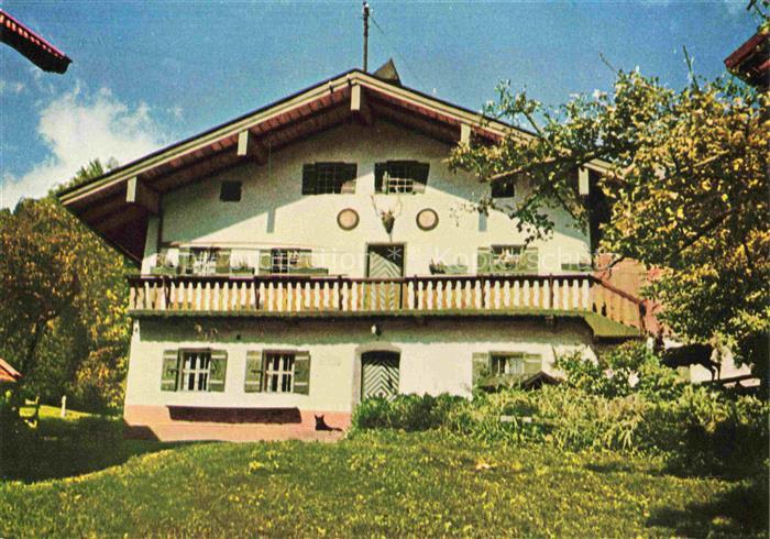 BERCHTESGADEN Bayern Kaspar-Stangassinger Geburtshaus Bauernhaus Balkon Garten U
