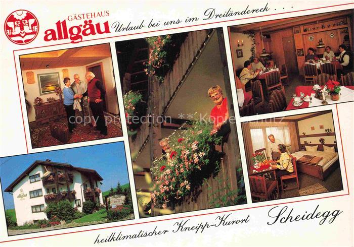 Buchenbuehl Scheidegg Gaestehaus-Allgaeu Kneipp-Kurort Dreilaendereck Sommer Blu