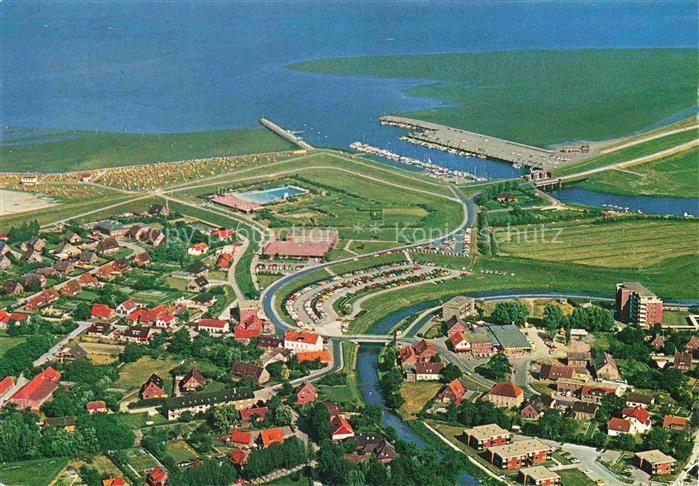 Horumersiel Wangerland Friesland Niedersachsen Nordseeheilbad Hafen Luftbild Fli