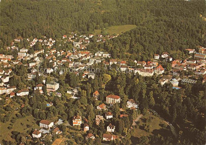 BADENWEILER BW Kurort Schwarzwald Fliegeraufnahme Villen Hotels Wald Ortschaft L