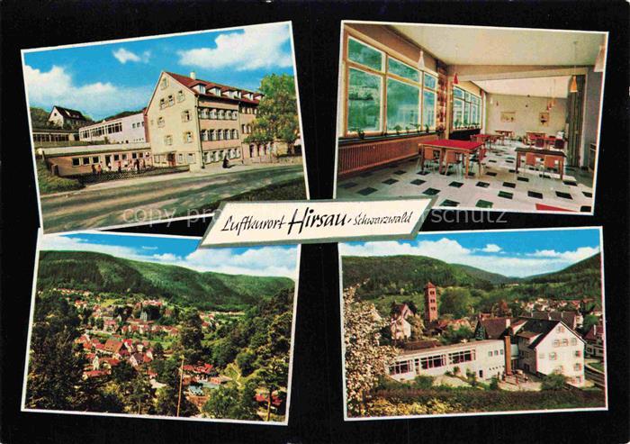 Hirsau Luftkurort Kindererholungsheim Wildbaderstrasse Mehrbildkarte Schwarzwald