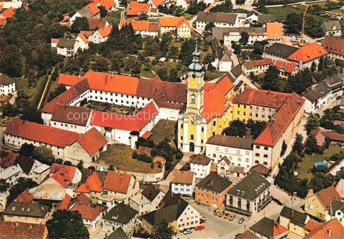 Altomuenster Fliegeraufnahme Doppelkloster Klosterkirche Barockkirche Birgittinn