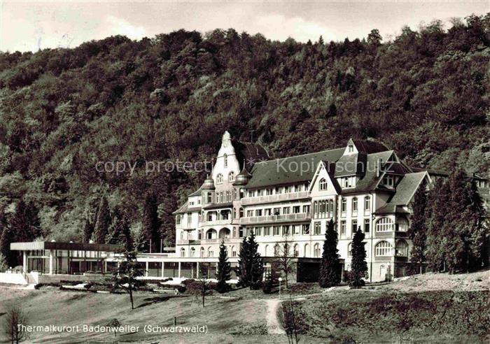 Schweighof Badenweiler Schwarzwald BW Thermalkurort Kurhotel Rheumaklinik Schwar