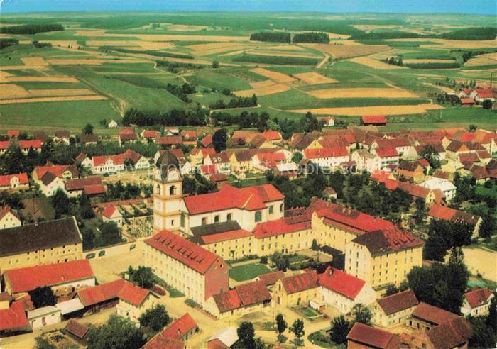 Rohr Niederbayern Fliegeraufnahme Benediktiner-Abtei Asamkirche Kloster Real-Gym