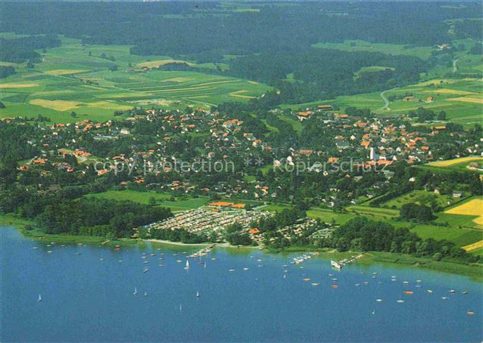 Holzhausen Ammersee UTTING Landsberg Bayern Ammersee Campingplatz Freizeitgelaen