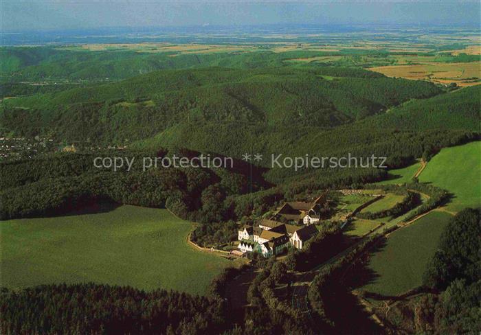 Heimbach  Eifel Rur Dueren NRW Abtei-Mariawald Kloster Wald Eifel Felder Landsch