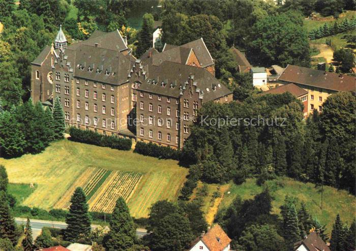Hennef Sieg NRW Kloster-Geistingen Redemptoristen Hochschule Backstein Baeume Fe