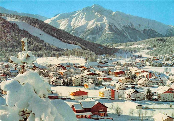 SEEFELD Tirol AT Gschwandkopf Hocheder Winterlandschaft Bergdorf Schnee Tanne Ki