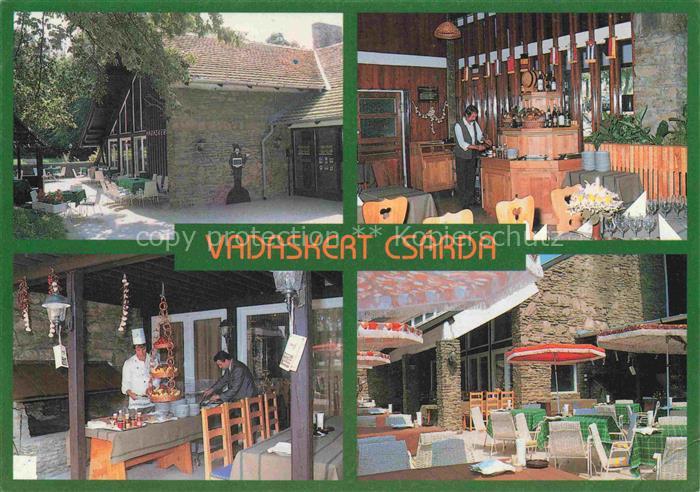 Keszthely Kesztely Balaton Plattensee HU Vadaskert-Csárda Wildpark Restaurant Ba