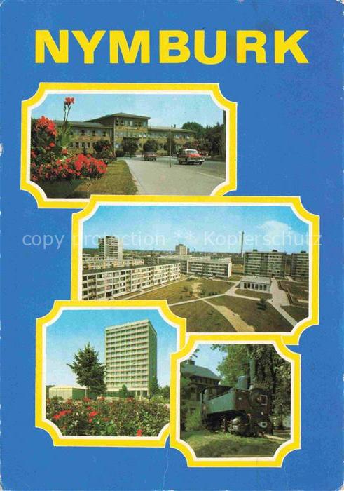 Nymburk Neuenburg Elbe CZ Plattenbauten Hochhaus Dampflok Industriestadt Rosen S