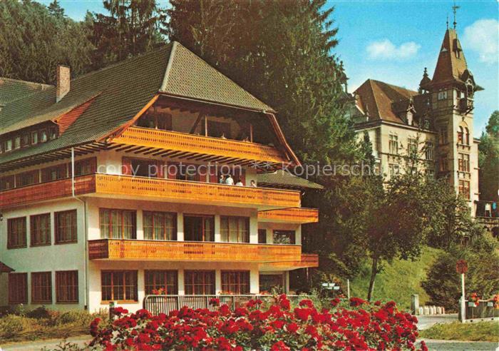 Nordrach St-Georg-Krankenhaus Chalet Jugendstil-Villa Rosen Schwarzwald Luftkuro