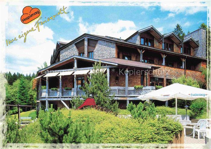 Unterkirnach Schwarzwald BW Hapimag Feriendorf Schwarzwald Holzhaus Terrasse Son