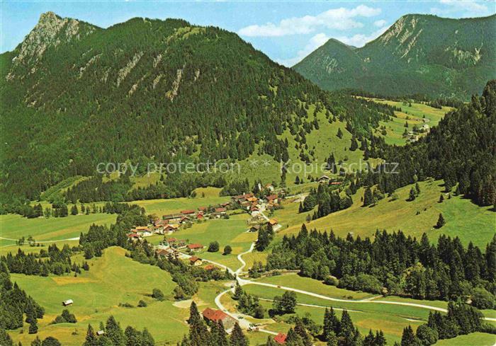 Unterjoch Bad Hindelang Bayern Unterjoch Allgaeu Sorgschrofen Alpendorf Luftbild