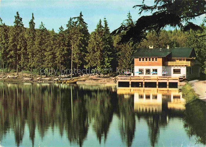 Fichtelsee Fichtelberg Wunsiedel Bayern Fichtelsee Fichtelgebirge Bootshaus Rude