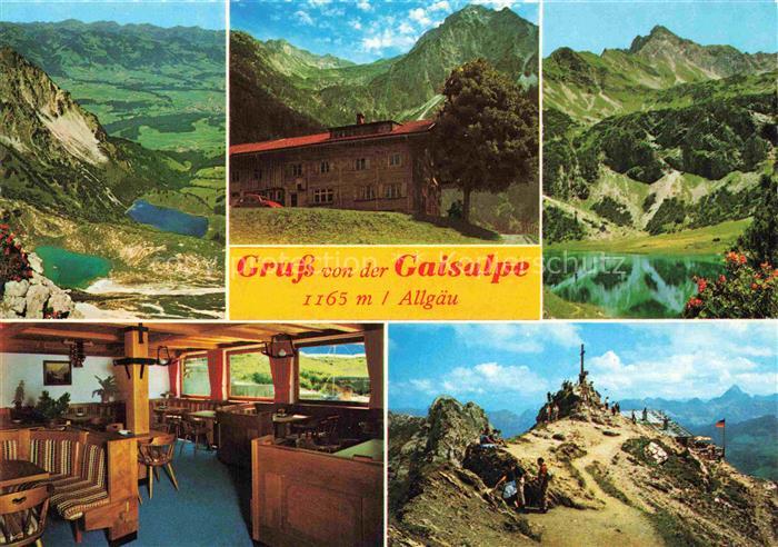 Gaisalpe 1165m Reichenbach Allgaeu Oberstdorf Bayern Gaisalpe Alpengasthof Bergs
