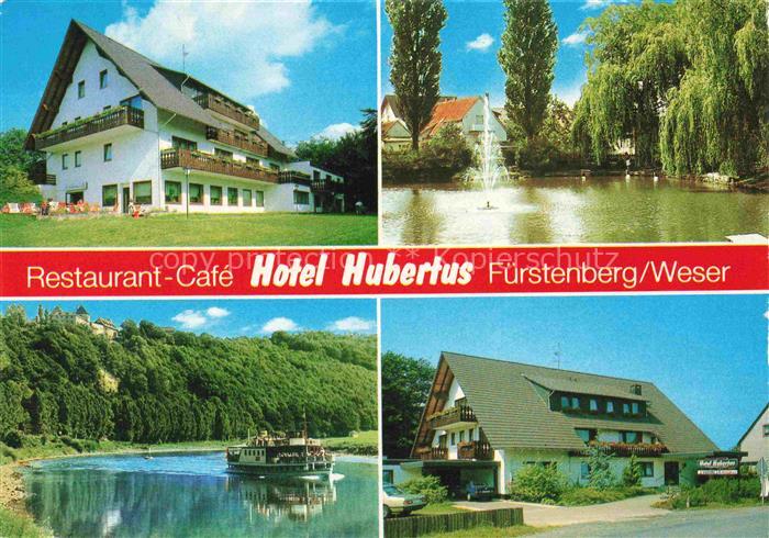 Fuerstenberg  Havel Brandenburg Hotel-Hubertus Restaurant-Café Weser Dampfschiff