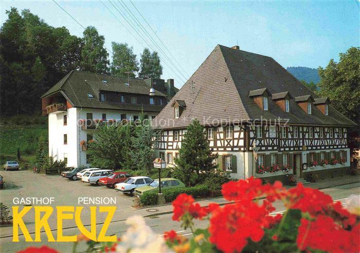 Glotterbad Oberglottertal Glottertal BW Gasthof-Kreuz Fachwerkhaus Hotel-Pension