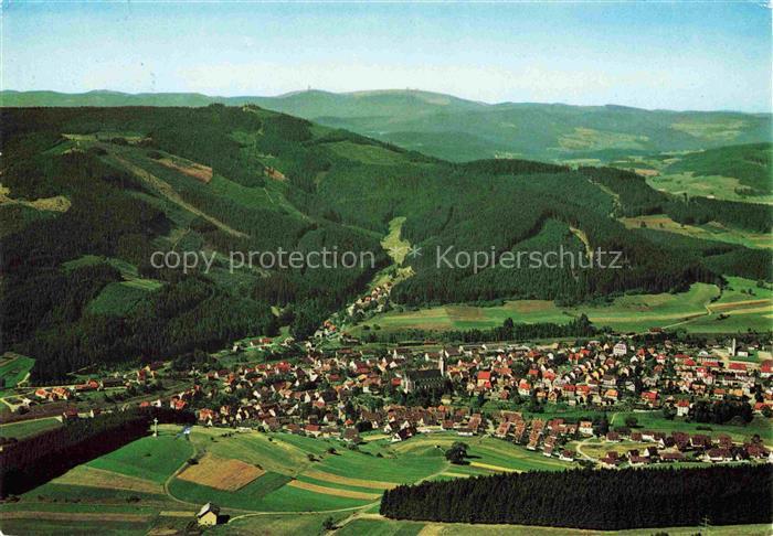 Neustadt Schwarzwald Titisee-Neustadt BW Fliegeraufnahme Stadtpanorama Schwarzwa