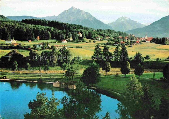 Lansersee Lans Igls Tirol AT Kurort Serles Habicht Stubaier-Gletscher See Bergpa