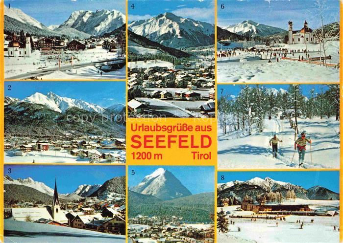 SEEFELD Tirol AT Seekirchl Karwendelgebirge Reitherspitze Wettersteingebirge Hoc
