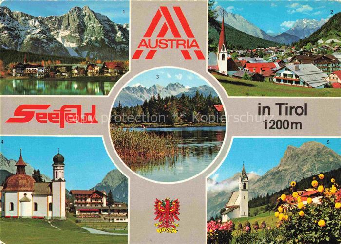SEEFELD Tirol AT Wettersteingebirge Karwendelgebirge Wildsee Kalkkoegel Seekirch
