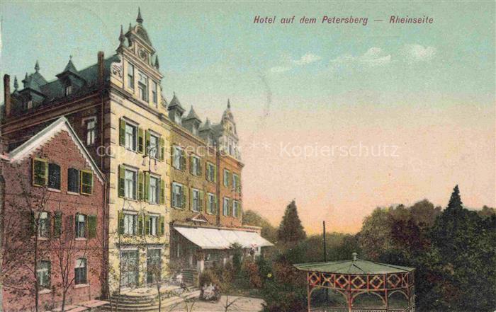 Petersberg Hessen Hotel-auf-dem-Petersberg Rheinseite Pavillon Gartenanlage Grue