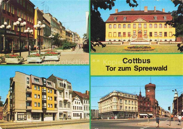 COTTBUS Brandenburg Spremberger-Strasse Schloss-Branitz Wendisches-Viertel Ernst