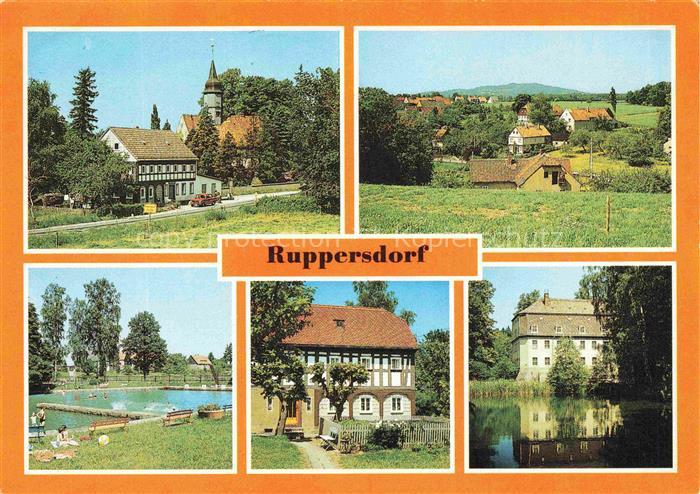 Ruppersdorf Flachslanden Ansbach Bayern Kirche Kottmar Freibad Umgebindehaus Kin