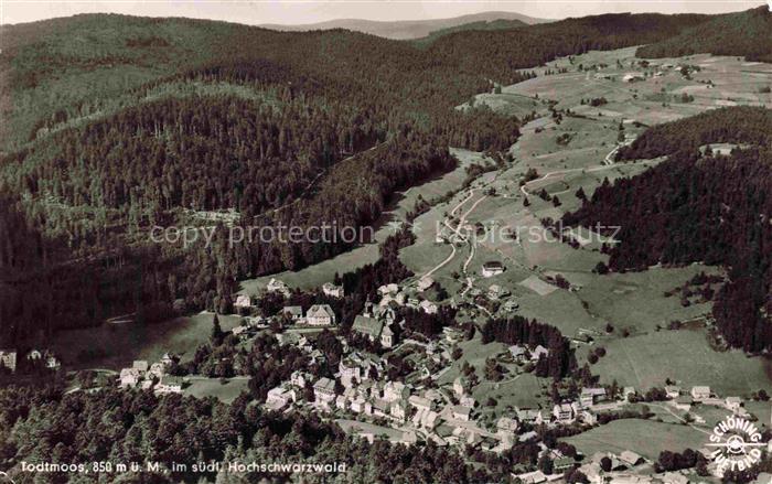Todtmoos Schwarzwald BW Hochschwarzwald Dorf Wald Felder Hotel Kurort Hochtal Wo
