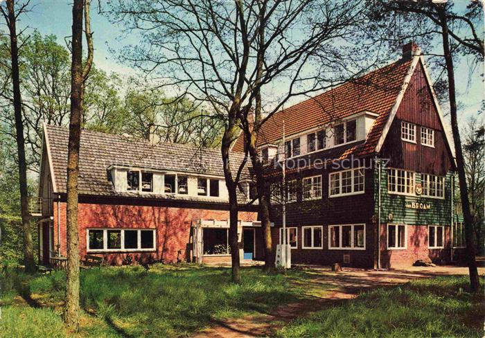 Buurse Haaksbergen Overijssel NL Natuurvriendenhuis Den-Broam Waldhaus Backstein