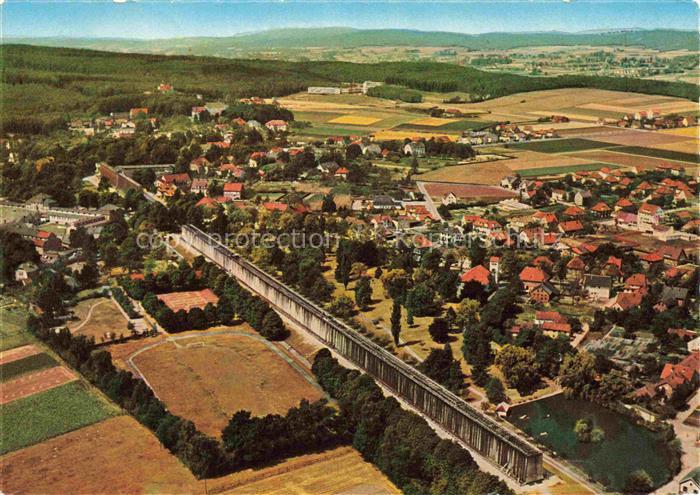 Bad Rothenfelde Osnabrueck Niedersachsen Gradierwerk Luftbild Dorf Felder Wald S