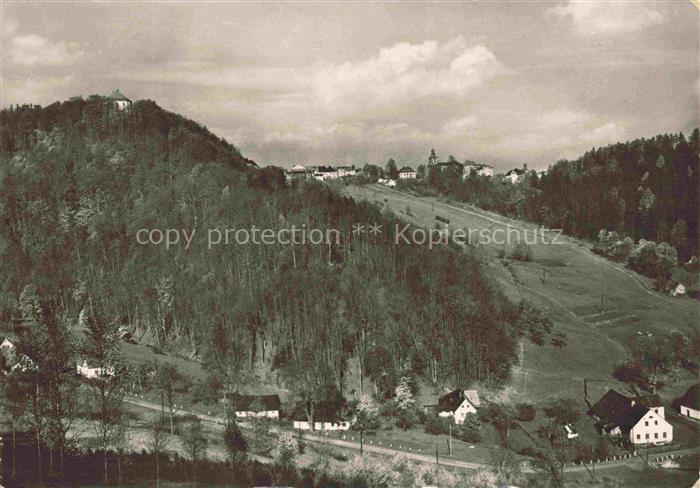 Zacler Trutnov CZ Bergdorf Kirche Schloss Wald Talblick Riesengebirge