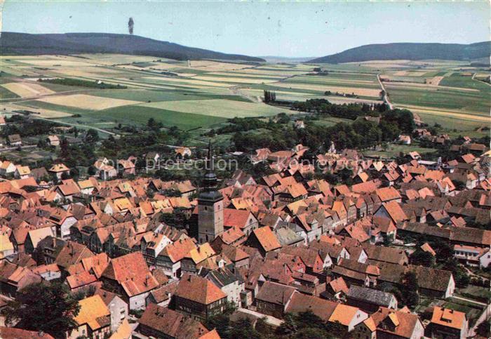 Flegessen Bad Muender Deister Niedersachsen Kirche Altstadt Daecher Felder Huege