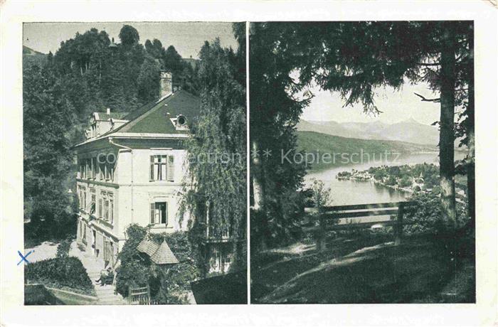 Millstatt Millstaettersee Kaernten AT Hotel-Post Millstaetter-See Villa See Berg