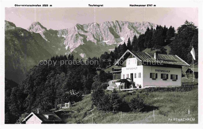 Partnachalm Garmisch-Partenkirchen Bayern Partnachalm Oberreintalschrofen Teufel