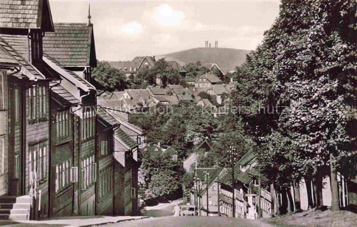 Clausthal-Zellerfeld Goslar Niedersachsen Osteroederstrasse Bocksberg Holzhaeuse