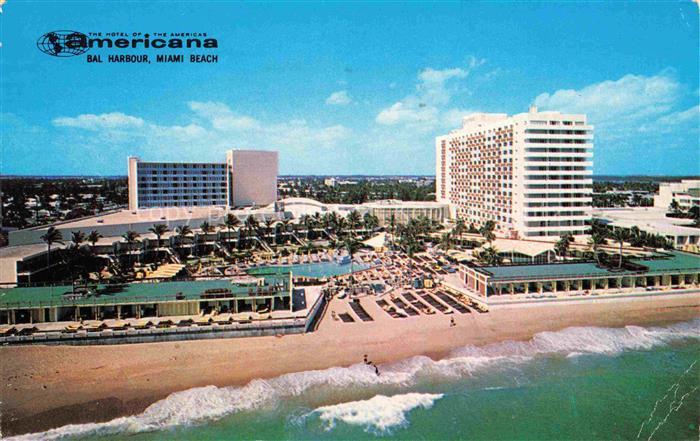 Bal Harbour Miami Beach Florida USA Americana-Hotel Pool Strand Atlantik Hochhae