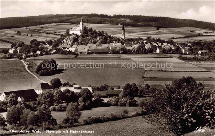 Pleystein Neustadt Waldnaab Bayern Finkenkammer Stadtansicht Wallfahrtskirche Fe