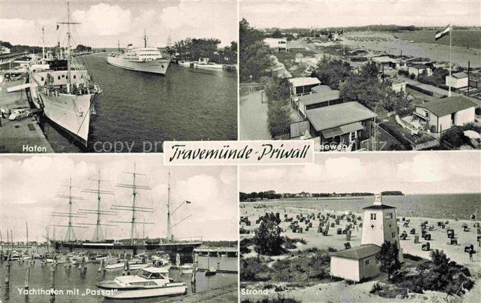 Priwall Travemuende LueBECK Schleswig-Holstein Hafen Seeschiff Seeweg Yachthafen