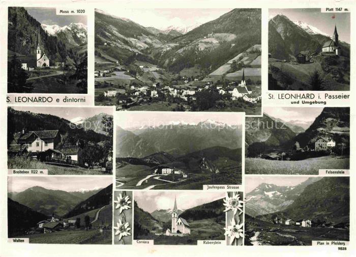 San Leonardo in Passiria St Leonhard in Passeier Bolzano IT Passeiertal Berge Al