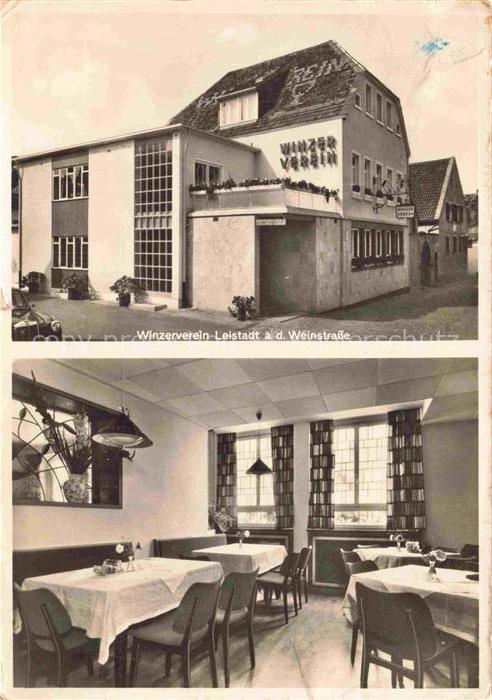 Leistadt Winzerverein Weinstrasse Gaststaette Saal Restaurant Innenraum Modernba