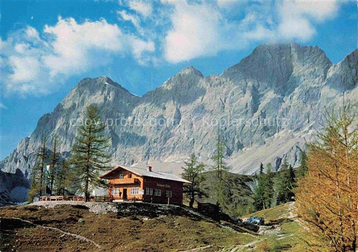 RAMSAU Dachstein Steiermark AT Thuerlwandhuette Dachstein-Suedwaende Berghuette