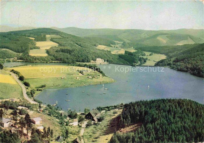 Listertalsperre Sauerland Attendorn NRW Listertalsperre Sauerland Stausee Fliege