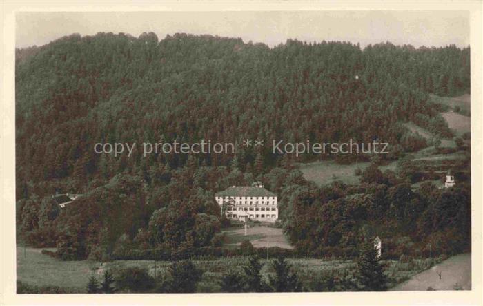 Bad Imnau Stahlbad Sanatorium Herz-und-Gefaesskrankheiten Kurhaus Wald Tannen Ta