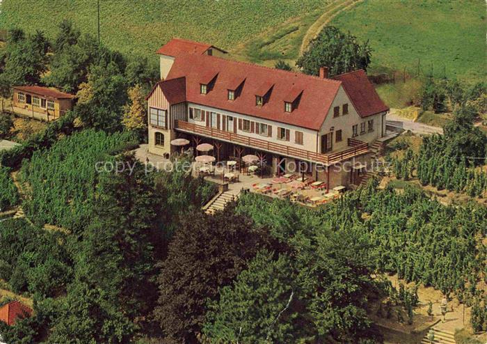 Oberderdingen Weinsstube-Kern Weinberg Terrasse Luftaufnahme Gasthaus Weinanbau