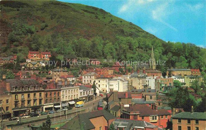 Malvern Malvern Hills Worcestershire UK Great-Malvern Stadtansicht Huegel Kirch