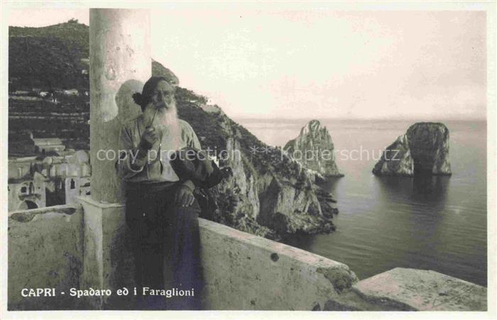 CAPRI Golfo di Napoli Campania IT Faraglioni Spadaro Terrasse Meer Felsen Alter-