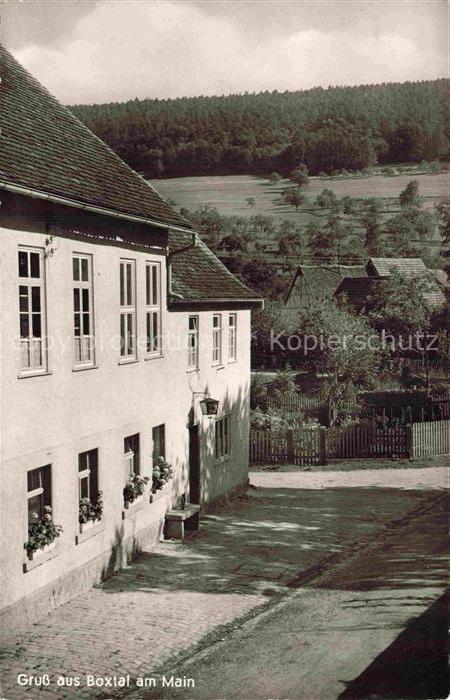 Boxtal Main Freudenberg BW Gasthaus-Zur-Rose Dorfstrasse Kopfsteinpflaster Fachw